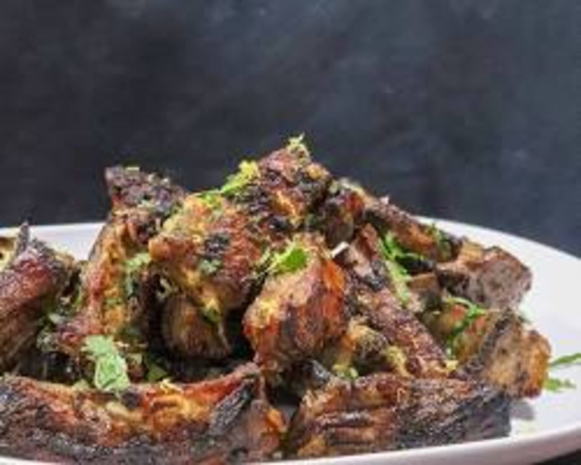 Poitrine d'agneau marinée