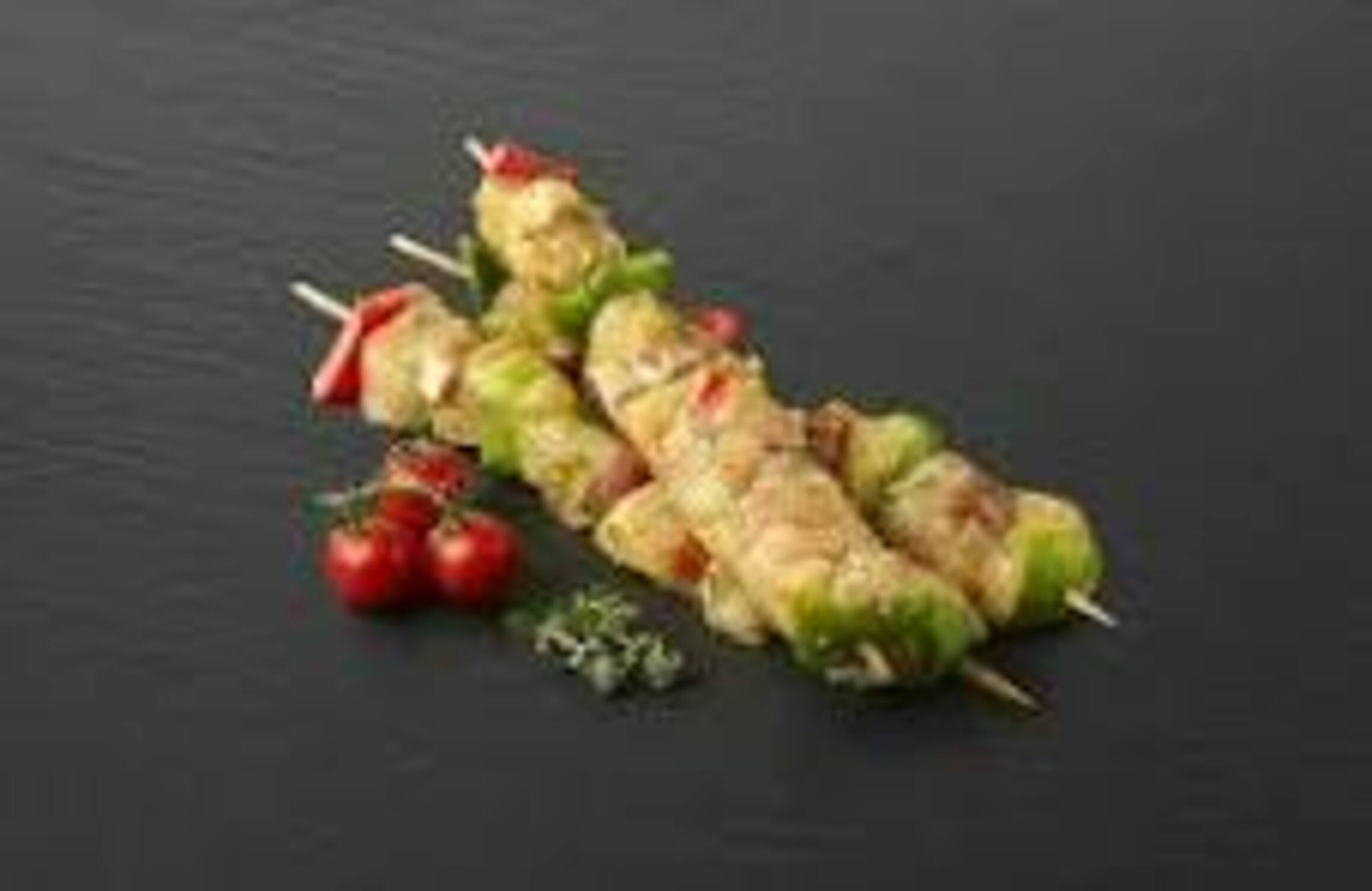Brochette de dinde marinée