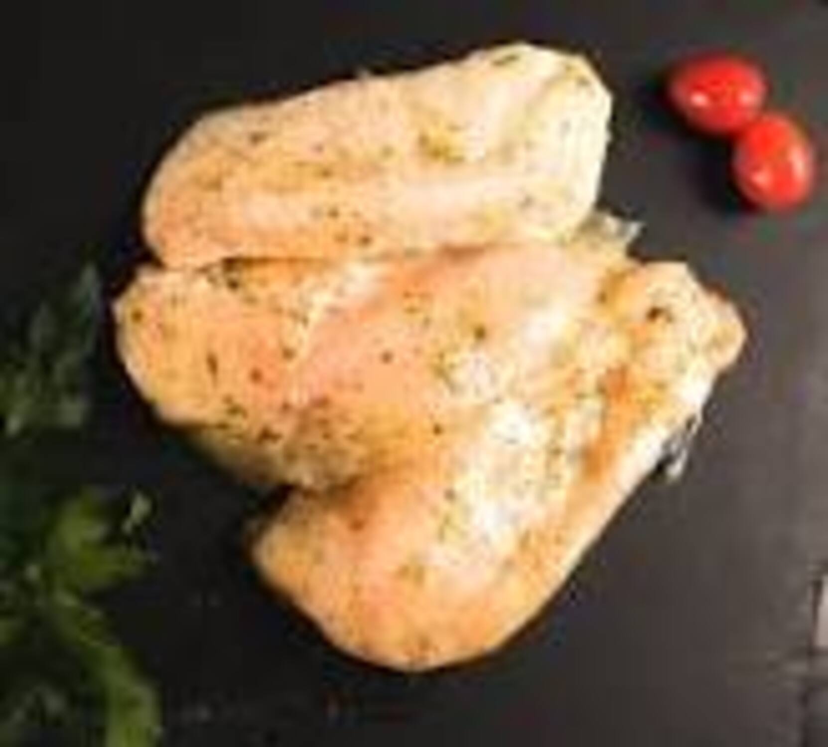 Escalope de filet de dinde marinée