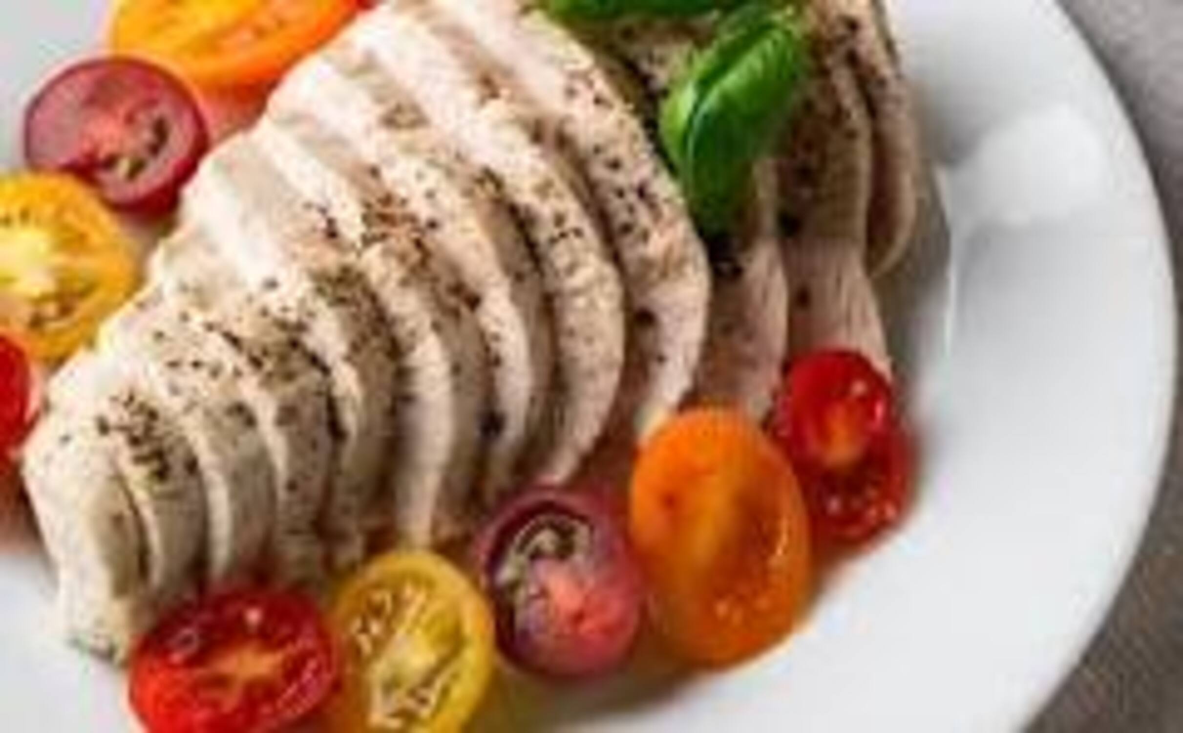 Filet de poulet cuit basse température