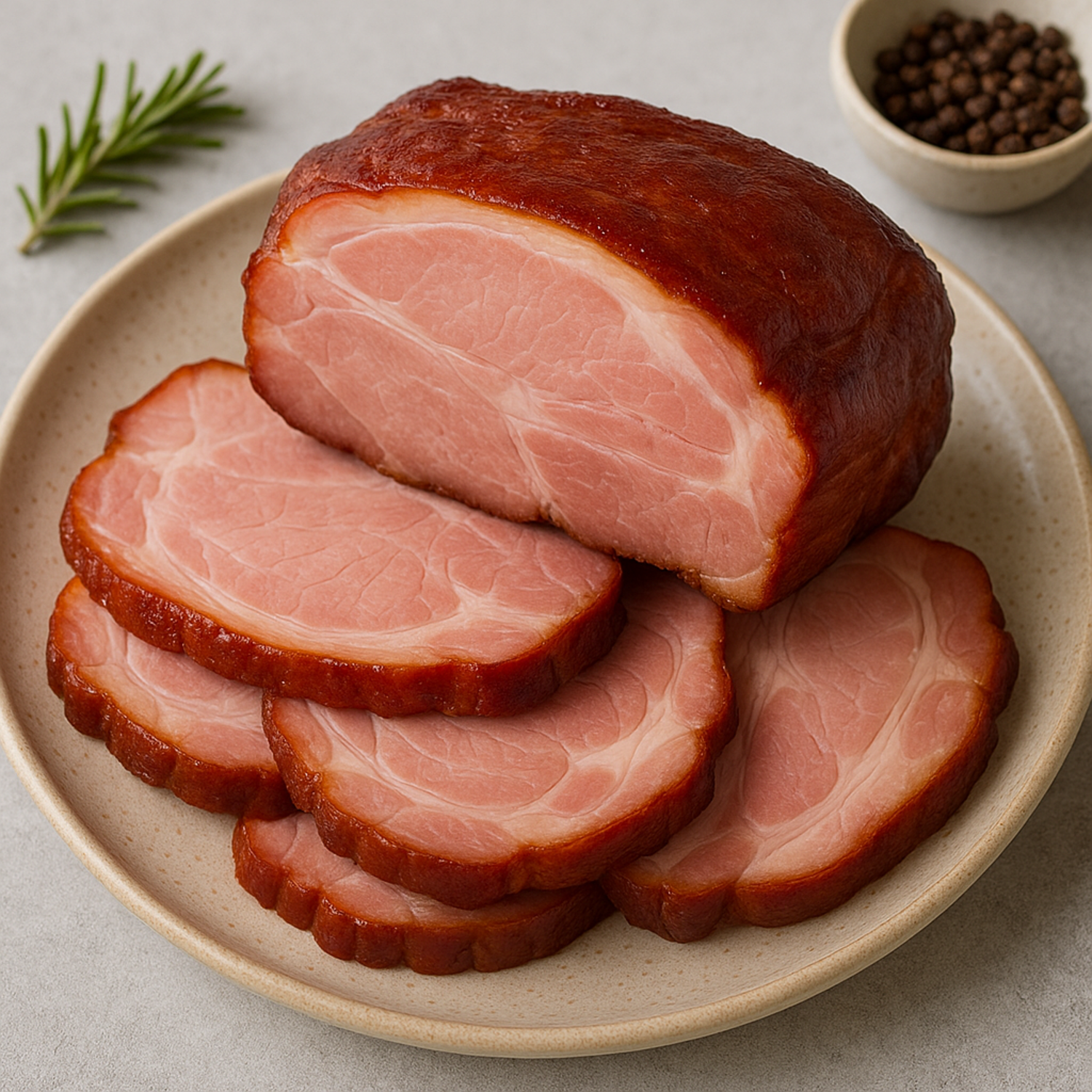 Echine de porc fumée