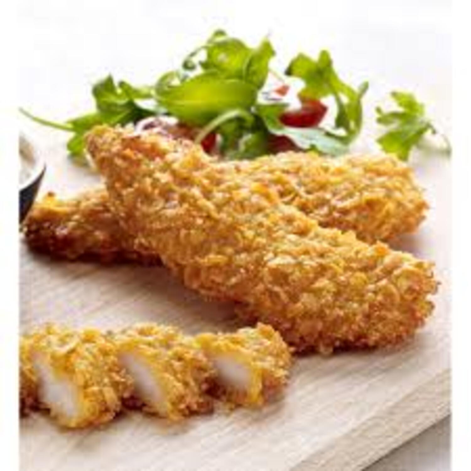 Aiguillette de poulet corn flakes