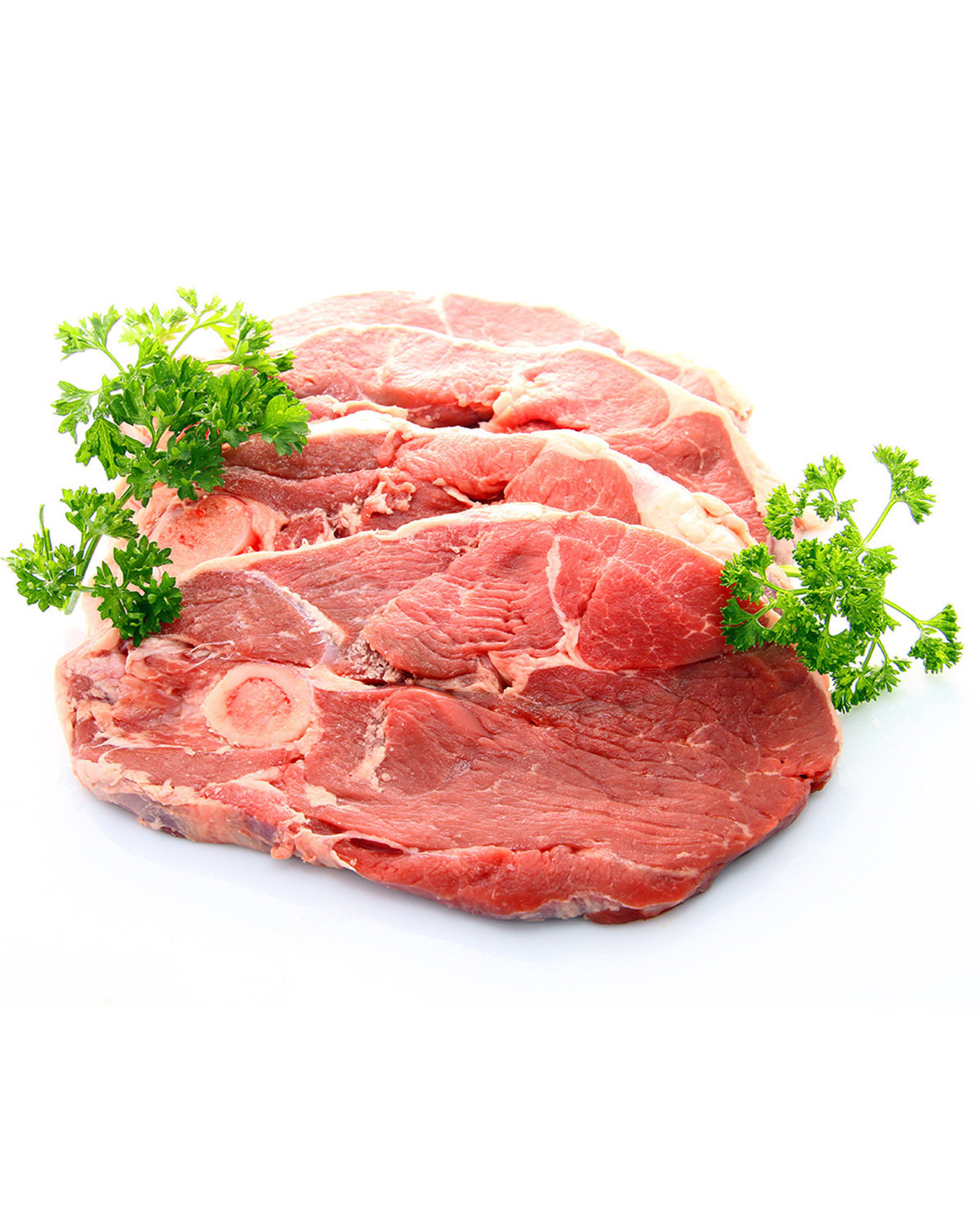 Gigot tranché avec os